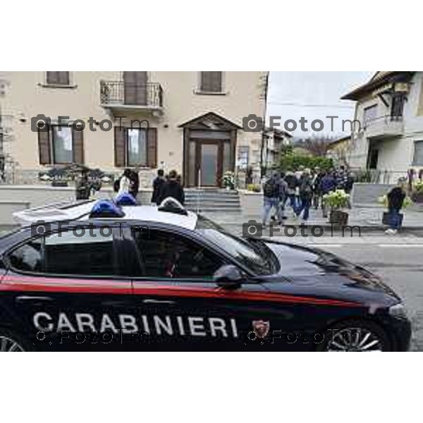 Tiziano Manzoni/LaPresse 21-10- 2025 Italia Cronaca Bergamo Villa D\'Almè arrivo della salma di Pamela Genini di Strozza assassinata una settimana fa