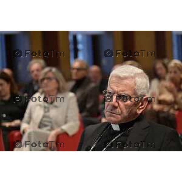 Tiziano Manzoni/LaPresse 23-10- 2025 Italia Cronaca Fondazione Banca Popolare di Bergamo con Intesa Sanpaolo: “Valore comune. La Finanza al servizio della comunità” ’intervento di Giovanni Bazoli,