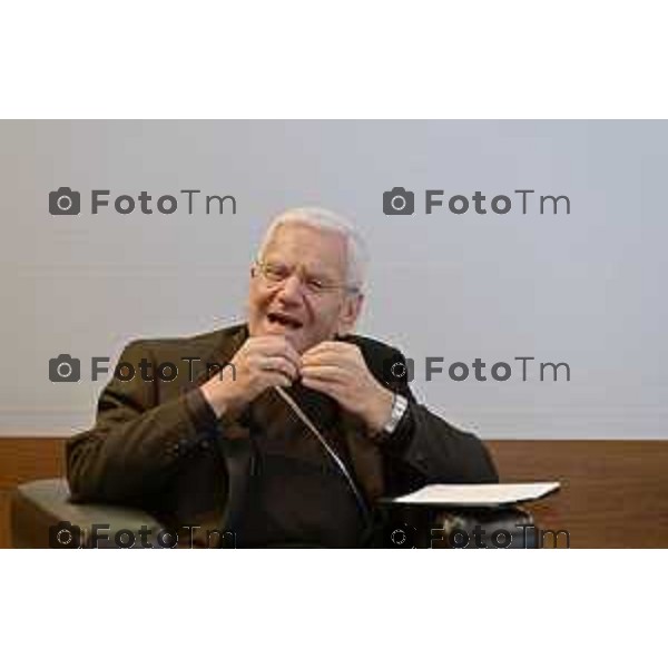 Tiziano Manzoni/LaPresse 23-10- 2025 Italia Cronaca Fondazione Banca Popolare di Bergamo con Intesa Sanpaolo: “Valore comune. La Finanza al servizio della comunità” ’intervento di Giovanni Bazoli,