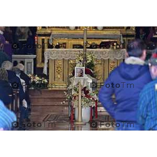 Tiziano Manzoni/LaPresse 24-10- 2025 Italia Cronaca Bergamo Strozza Bg Valle Imagna funerale della giovane Pamela Genini morta per femminicidio