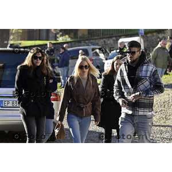 Tiziano Manzoni/LaPresse 24-10- 2025 Italia Cronaca Bergamo Strozza Bg Valle Imagna funerale della giovane Pamela Genini morta per femminicidio