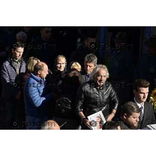 Tiziano Manzoni/LaPresse 24-10- 2025 Italia Cronaca Bergamo Strozza Bg Valle Imagna funerale della giovane Pamela Genini morta per femminicidio