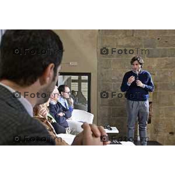 Tiziano Manzoni/LaPresse 24-10- 2025 Italia Cronaca Bergamo Bergamo inaugurazione Forme, il decennale della manifestazione. Andrea Tremaglia