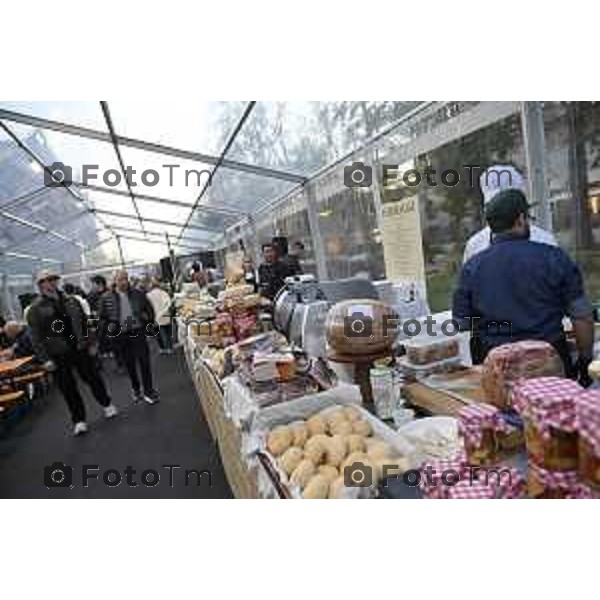 Tiziano Manzoni/LaPresse 25-10- 2025 Italia Cronaca Bergamo Bergamo INAUGURAZIONE CHEESE PARK SUL SENTIERONE