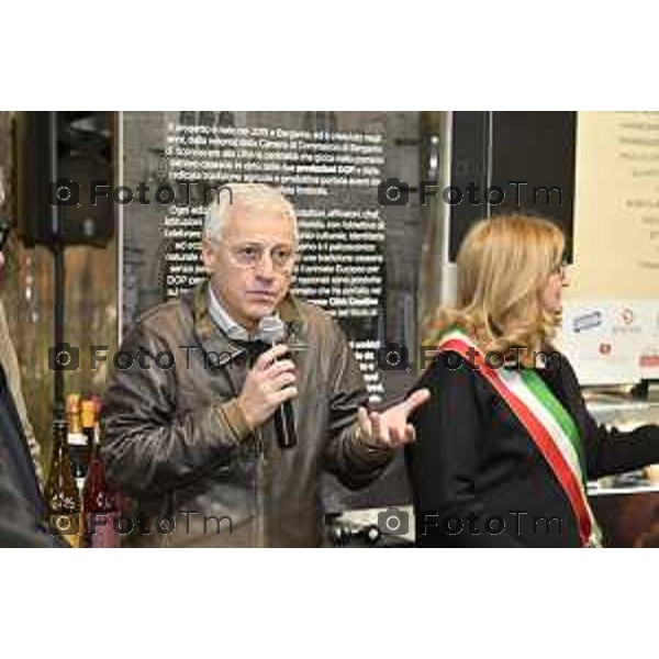 Tiziano Manzoni/LaPresse 25-10- 2025 Italia Cronaca Bergamo Bergamo INAUGURAZIONE CHEESE PARK SUL SENTIERONE