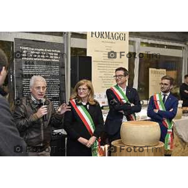 Tiziano Manzoni/LaPresse 25-10- 2025 Italia Cronaca Bergamo Bergamo INAUGURAZIONE CHEESE PARK SUL SENTIERONE