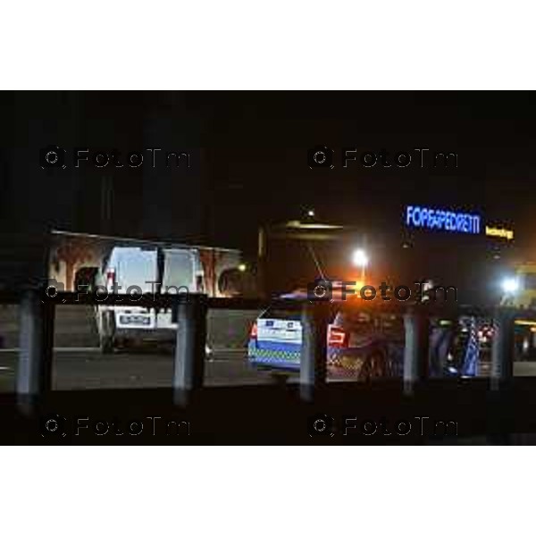 Tiziano Manzoni/LaPresse 2 5--10- 2024 Bergamo, Italia Cronacaincidente mortale a4