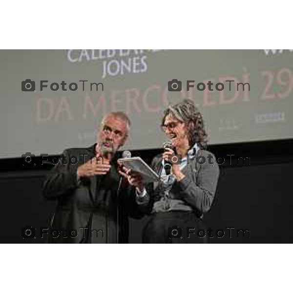 Tiziano Manzoni/LaPresse 27-10- 2025 Italia Cronaca Bergamo cinema Conca Verde Dracula - L\'amore perduto con il regista Luc Besson e Matilda De Angelis