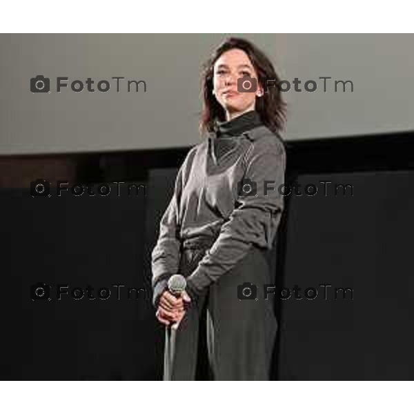 Tiziano Manzoni/LaPresse 27-10- 2025 Italia Cronaca Bergamo cinema Conca Verde Dracula - L\'amore perduto con il regista Luc Besson e Matilda De Angelis