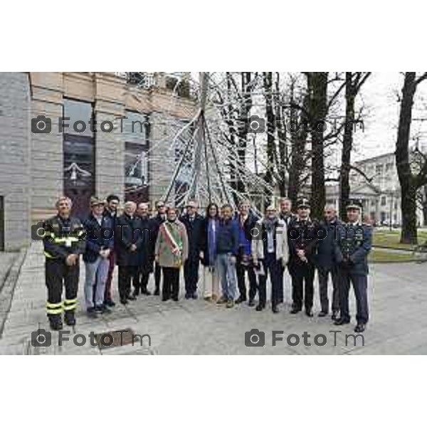 Tiziano Manzoni/LaPresse 29-10- 2025 Italia Cronaca Bergamo La più grande scultura del mondo in ricordo delle vittime di mafia