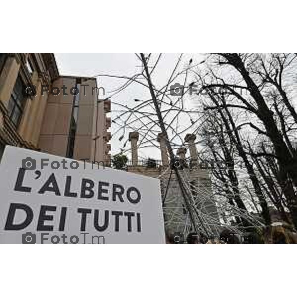 Tiziano Manzoni/LaPresse 29-10- 2025 Italia Cronaca Bergamo La più grande scultura del mondo in ricordo delle vittime di mafia