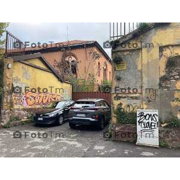 Tiziano Manzoni/LaPresse 30-10- 2025 Italia Cronaca Bergamo Bergamo Ex caserma Scotti degrado