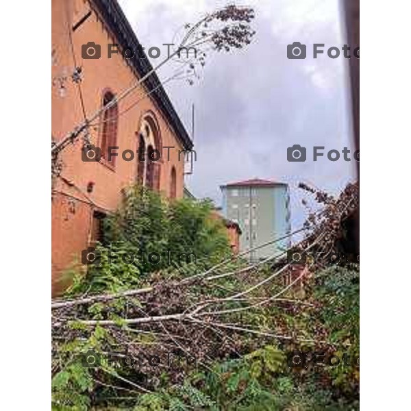 Tiziano Manzoni/LaPresse 30-10- 2025 Italia Cronaca Bergamo Bergamo Ex caserma Scotti degrado