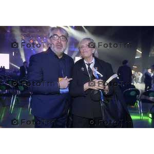 Tiziano Manzoni/LaPresse 3-11- 2025 Italia Cronaca Assemblea Confindustria Bergamo Arena ChorusLife 2025 chissà domani. Orizzonti e sfide per l\'impresa Futura Davide AGazzi Tiraboschi