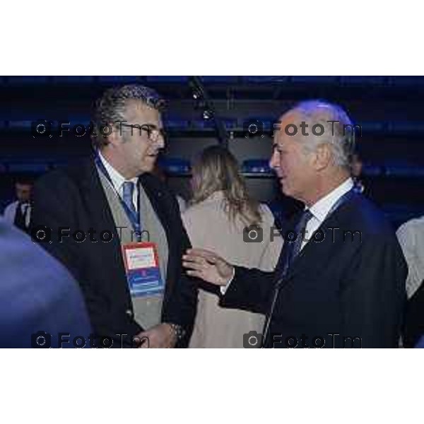 Tiziano Manzoni/LaPresse 3-11- 2025 Italia Cronaca Assemblea Confindustria Bergamo Arena ChorusLife 2025 chissà domani. Orizzonti e sfide per l\'impresa Futura i SIAD è Bernardo Sestini