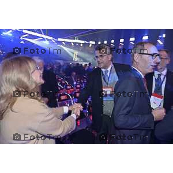 Tiziano Manzoni/LaPresse 3-11- 2025 Italia Cronaca Assemblea Confindustria Bergamo Arena ChorusLife 2025 chissà domani. Orizzonti e sfide per l\'impresa Futura i SIAD è Bernardo Sestini