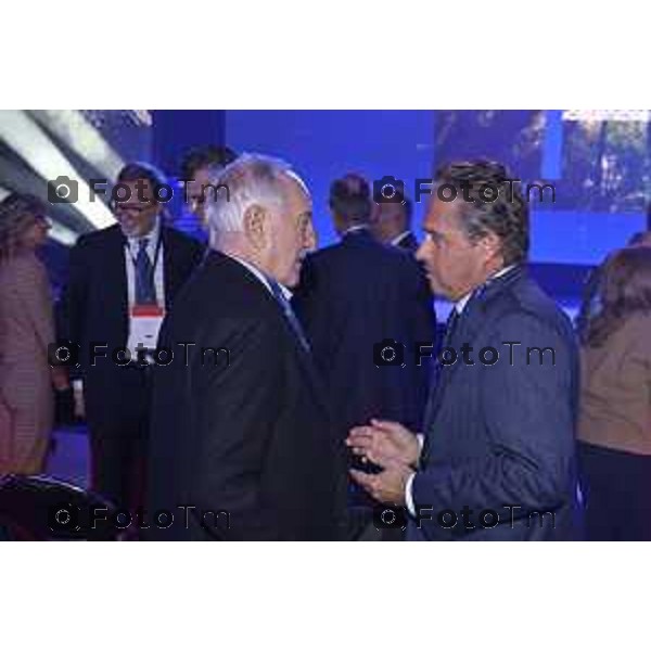 Tiziano Manzoni/LaPresse 3-11- 2025 Italia Cronaca Assemblea Confindustria Bergamo Arena ChorusLife 2025 chissà domani. Orizzonti e sfide per l\'impresa Futura Zanetti