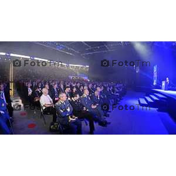 Tiziano Manzoni/LaPresse 3-11- 2025 Italia Cronaca Assemblea Confindustria Bergamo Arena ChorusLife 2025 chissà domani. Orizzonti e sfide per l\'impresa Futura Giovanna Ricuperati, Presidente Confindustria Bergamo