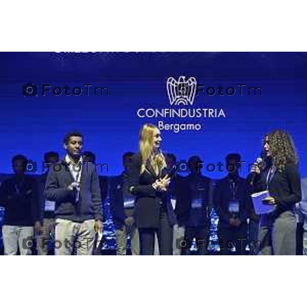 Tiziano Manzoni/LaPresse 3-11- 2025 Italia Cronaca Assemblea Confindustria Bergamo Arena ChorusLife 2025 chissà domani. Orizzonti e sfide per l\'impresa Futura