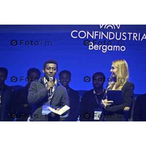 Tiziano Manzoni/LaPresse 3-11- 2025 Italia Cronaca Assemblea Confindustria Bergamo Arena ChorusLife 2025 chissà domani. Orizzonti e sfide per l\'impresa Futura