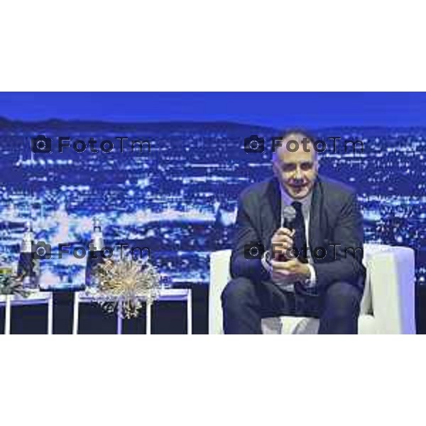 Tiziano Manzoni/LaPresse 3-11- 2025 Italia Cronaca Assemblea Confindustria Bergamo Arena ChorusLife 2025 chissà domani. Orizzonti e sfide per l\'impresa Futura Emanuele Orsini, Presidente Confindustria