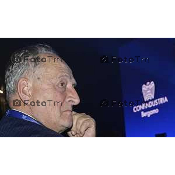 Tiziano Manzoni/LaPresse 3-11- 2025 Italia Cronaca Assemblea Confindustria Bergamo Arena ChorusLife 2025 chissà domani. Orizzonti e sfide per l\'impresa Futura presidente di Cosberg è Gianluigi Viscardi