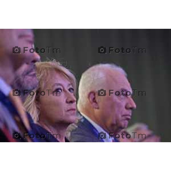 Tiziano Manzoni/LaPresse 3-11- 2025 Italia Cronaca Assemblea Confindustria Bergamo Arena ChorusLife 2025 chissà domani. Orizzonti e sfide per l\'impresa Futura Cristina Bombassei