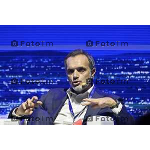 Tiziano Manzoni/LaPresse 3-11- 2025 Italia Cronaca Assemblea Confindustria Bergamo Arena ChorusLife 2025 chissà domani. Orizzonti e sfide per l\'impresa Futura Vincenzo Esposito, Amministratore Delegato Microsoft Italia