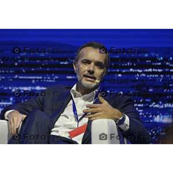 Tiziano Manzoni/LaPresse 3-11- 2025 Italia Cronaca Assemblea Confindustria Bergamo Arena ChorusLife 2025 chissà domani. Orizzonti e sfide per l\'impresa Futura Vincenzo Esposito, Amministratore Delegato Microsoft Italia