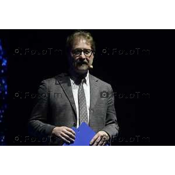 Tiziano Manzoni/LaPresse 3-11- 2025 Italia Cronaca Assemblea Confindustria Bergamo Arena ChorusLife 2025 chissà domani. Orizzonti e sfide per l\'impresa Futura Telmo Pievani