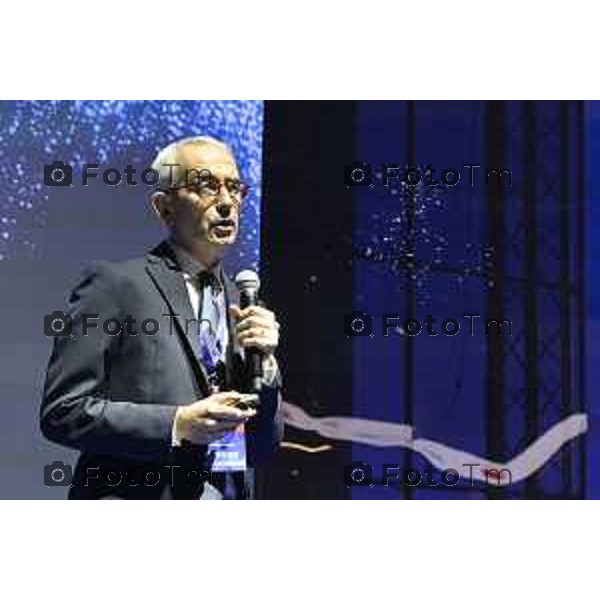 Tiziano Manzoni/LaPresse 3-11- 2025 Italia Cronaca Assemblea Confindustria Bergamo Arena ChorusLife 2025 chissà domani. Orizzonti e sfide per l\'impresa Futura Fubini Federico