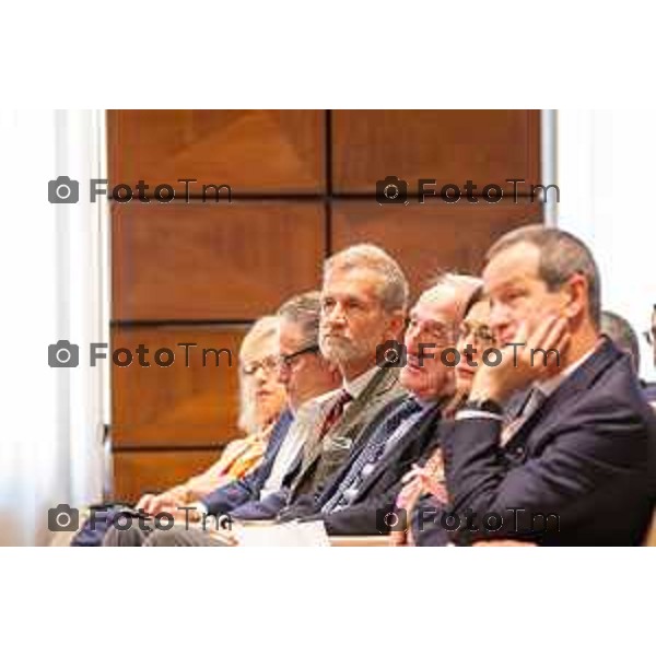 Andrei Eduard Huiala/LaPresse - For Manzoni 7-11-2025 Bergamo, Italia Cronaca Bergamo Apertura Festival Città Impresa Bergamo