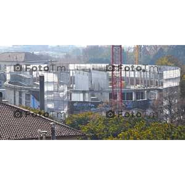 Tiziano Manzoni/LaPresse 8-11- 2025 Italia Cronaca Bergamo Cantiere Nuova Gamec ex palazzetto sport