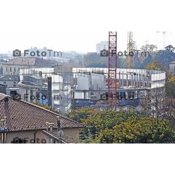 Tiziano Manzoni/LaPresse 8-11- 2025 Italia Cronaca Bergamo Cantiere Nuova Gamec ex palazzetto sport