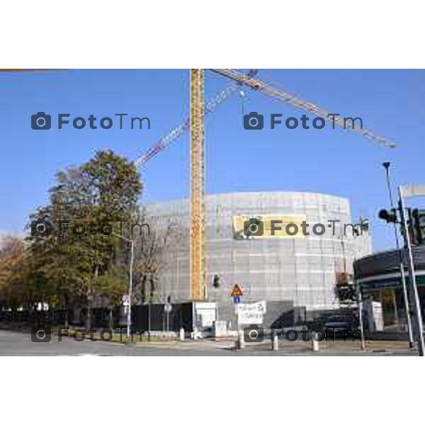 Tiziano Manzoni/LaPresse 8-11- 2025 Italia Cronaca Bergamo Cantiere Nuova Gamec ex palazzetto sport