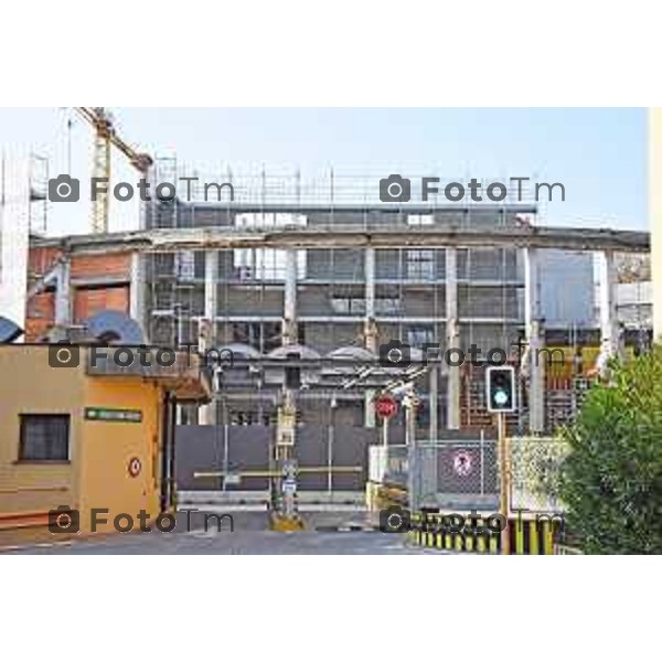 Tiziano Manzoni/LaPresse 8-11- 2025 Italia Cronaca Bergamo Cantiere Nuova Gamec ex palazzetto sport