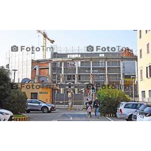 Tiziano Manzoni/LaPresse 8-11- 2025 Italia Cronaca Bergamo Cantiere Nuova Gamec ex palazzetto sport