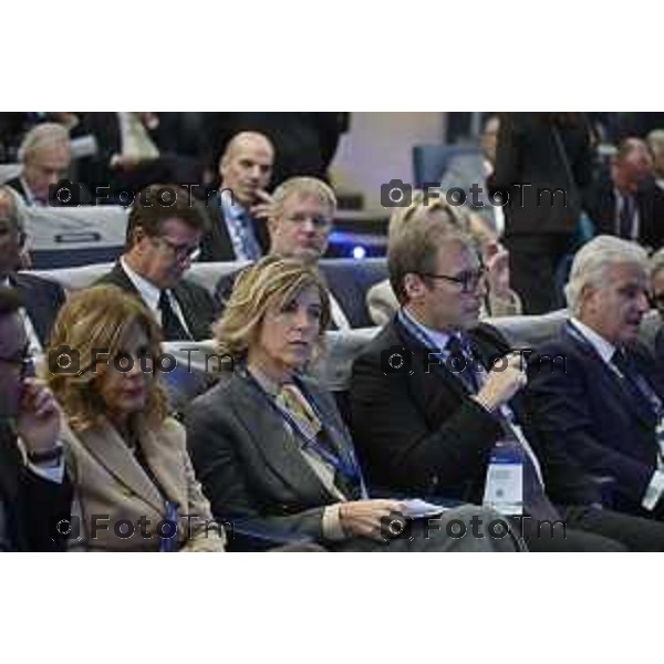 Tiziano Manzoni/LaPresse 8-11- 2025 Italia Cronaca BergamoElena Marcegaglia e Giovanna Ricuperati