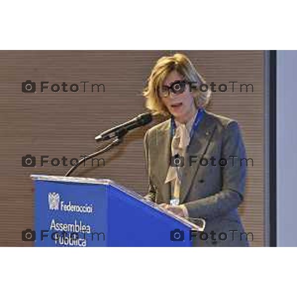 Tiziano Manzoni/LaPresse 8-11- 2025 Italia Cronaca Bergamo Antonio Gozzi, Presidente di Federacciai, aprendo i lavori dell’Assemblea Pubblica 2025 dell’Associazione, che si è svolta oggi a Bergamo alla presenza del Vicepresidente Esecutivo Commissione Europea, per la Coesione e le Riforme, Raffaele Fitto, il Vicepresidente Esecutivo Commissione Europea, per la Prosperità e la Strategia Industriale, Stéphane Séjourné, e il Presidente di Confindustria, Emanuele Orsini.