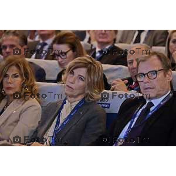 Tiziano Manzoni/LaPresse 8-11- 2025 Italia Cronaca BergamoElena Marcegaglia e Giovanna Ricuperati