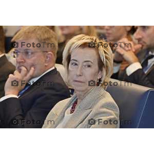 Tiziano Manzoni/LaPresse 8-11- 2025 Italia Cronaca Bergamo Antonio Gozzi, Presidente di Federacciai, aprendo i lavoridell’Assemblea Pubblica 2025 dell’Associazione federacciai Moratti