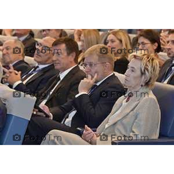 Tiziano Manzoni/LaPresse 8-11- 2025 Italia Cronaca Bergamo Antonio Gozzi, Presidente di Federacciai, aprendo i lavoridell’Assemblea Pubblica 2025 dell’Associazione federacciai Moratti