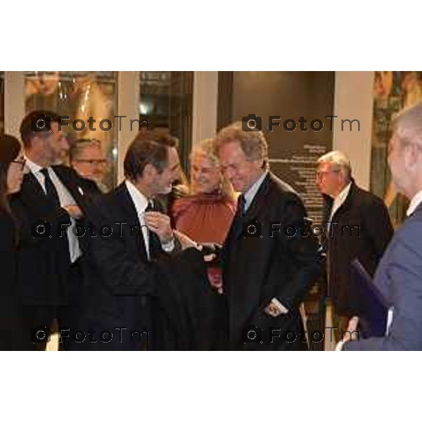 Tiziano Manzoni/LaPresse 11-11- 2025 Italia Cronaca Bergamo Il presidente Regione Attilio Fontana visita l\'accademia Carrara