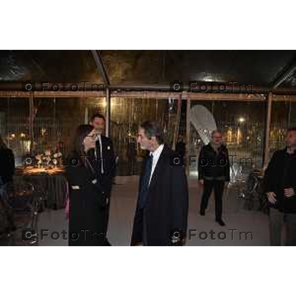 Tiziano Manzoni/LaPresse 11-11- 2025 Italia Cronaca Bergamo Il presidente Regione Attilio Fontana visita l\'accademia Carrara