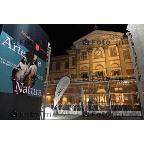 Tiziano Manzoni/LaPresse 11-11- 2025 Italia Cronaca Bergamo Il presidente Regione Attilio Fontana visita l\'accademia Carrara