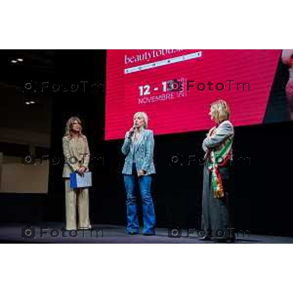 Tiziano Manzoni/LaPresse 12-11- 2025 Italia Cronaca Fiera di Bergamo (via Lunga) per l’apertura ufficiale del Beauty to Business Summit & Polo Innovation Day, manifestazione organizzata da Promoberg e Polo della Cosmesi Clio Zammatteo