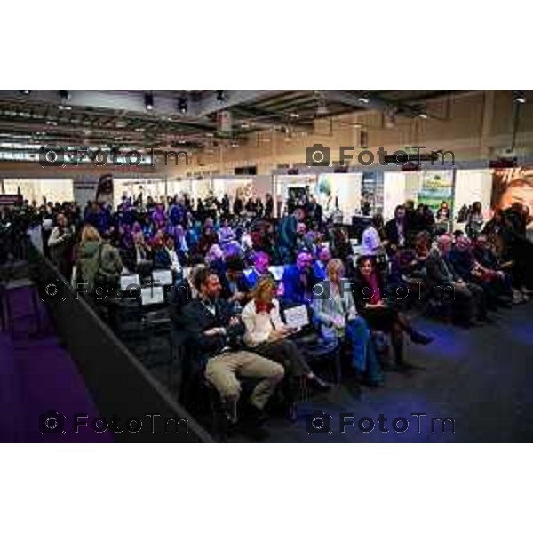 Tiziano Manzoni/LaPresse 12-11- 2025 Italia Cronaca Fiera di Bergamo (via Lunga) per l’apertura ufficiale del Beauty to Business Summit & Polo Innovation Day, manifestazione organizzata da Promoberg e Polo della Cosmesi Clio Zammatteo