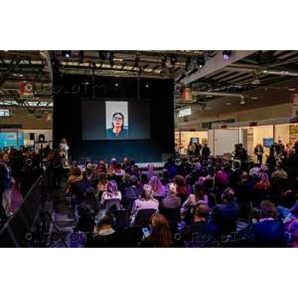 Tiziano Manzoni/LaPresse 12-11- 2025 Italia Cronaca Fiera di Bergamo (via Lunga) per l’apertura ufficiale del Beauty to Business Summit & Polo Innovation Day, manifestazione organizzata da Promoberg e Polo della Cosmesi Clio Zammatteo