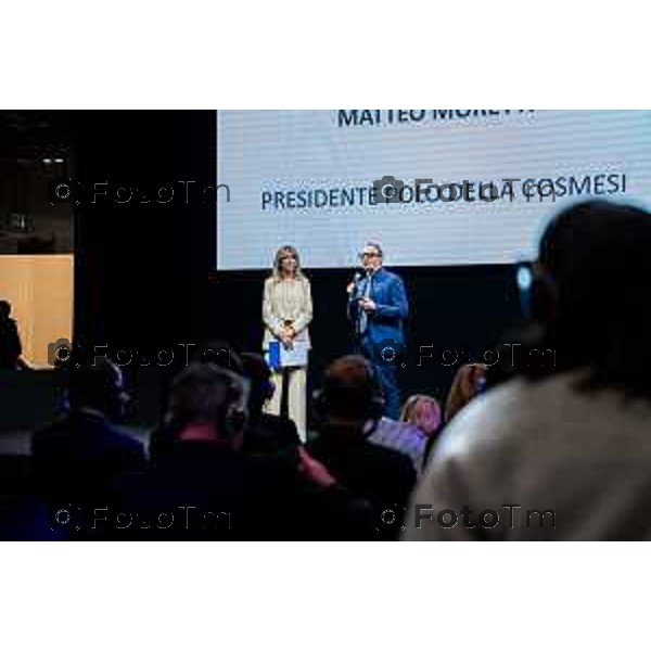 Tiziano Manzoni/LaPresse 12-11- 2025 Italia Cronaca Fiera di Bergamo (via Lunga) per l’apertura ufficiale del Beauty to Business Summit & Polo Innovation Day, manifestazione organizzata da Promoberg e Polo della Cosmesi Clio Zammatteo