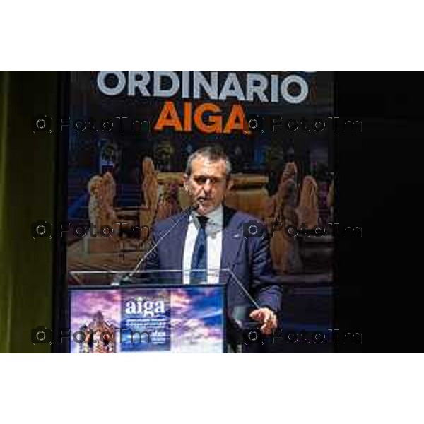 Andrei Eduard Huiala/LaPresse - For Manzoni 13-11-2025 Bergamo, Italia Cronaca Bergamo 28° Congresso ordinario AIGA “Rivoluzione Forense: l’avvocatura presidio di giustizia sociale nell’era delle transizioni”. Interventi di Andrea Delmastro Delle Vedove, Maria Luisa Mazzola,, Sergio Gandi, Luca Rotondi, Vito di Vita, Maurizio Romanelli, Giulio Marchesi, Lorenzo Santaniello,Silvia Viardi